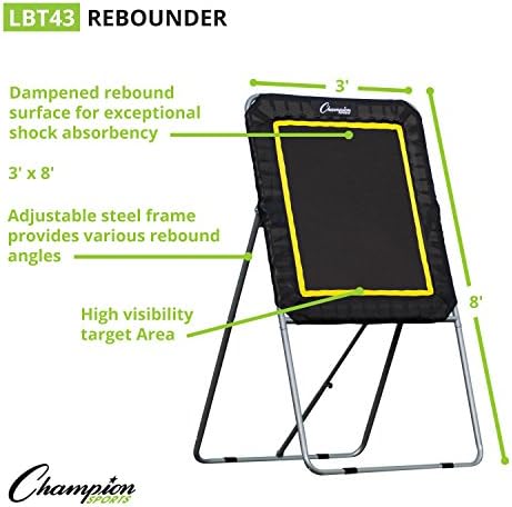 Champion Sports Lacrosse Rebounder Net – Deluxe Bounce Back Target for Players and Teams, All Skill Levels - Image 3