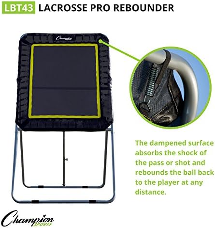 Champion Sports Lacrosse Rebounder Net – Deluxe Bounce Back Target for Players and Teams, All Skill Levels - Image 2